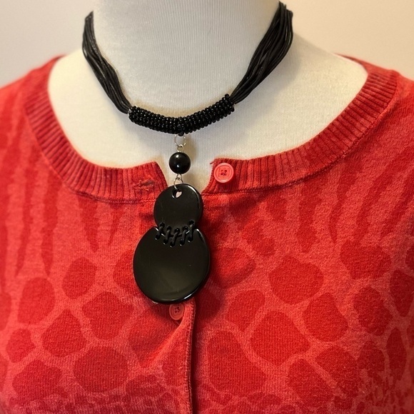 𝅺liz Claiborne Red Sweater - Picture 4 of 13